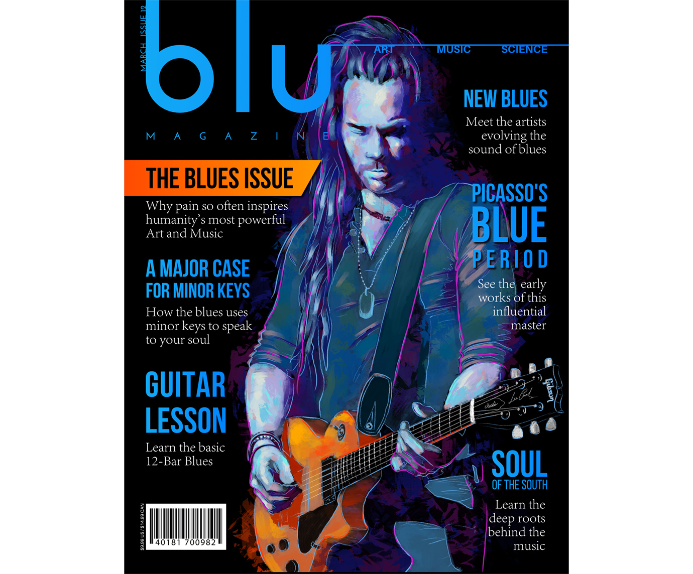 Blu Magazine Music Issue Cover