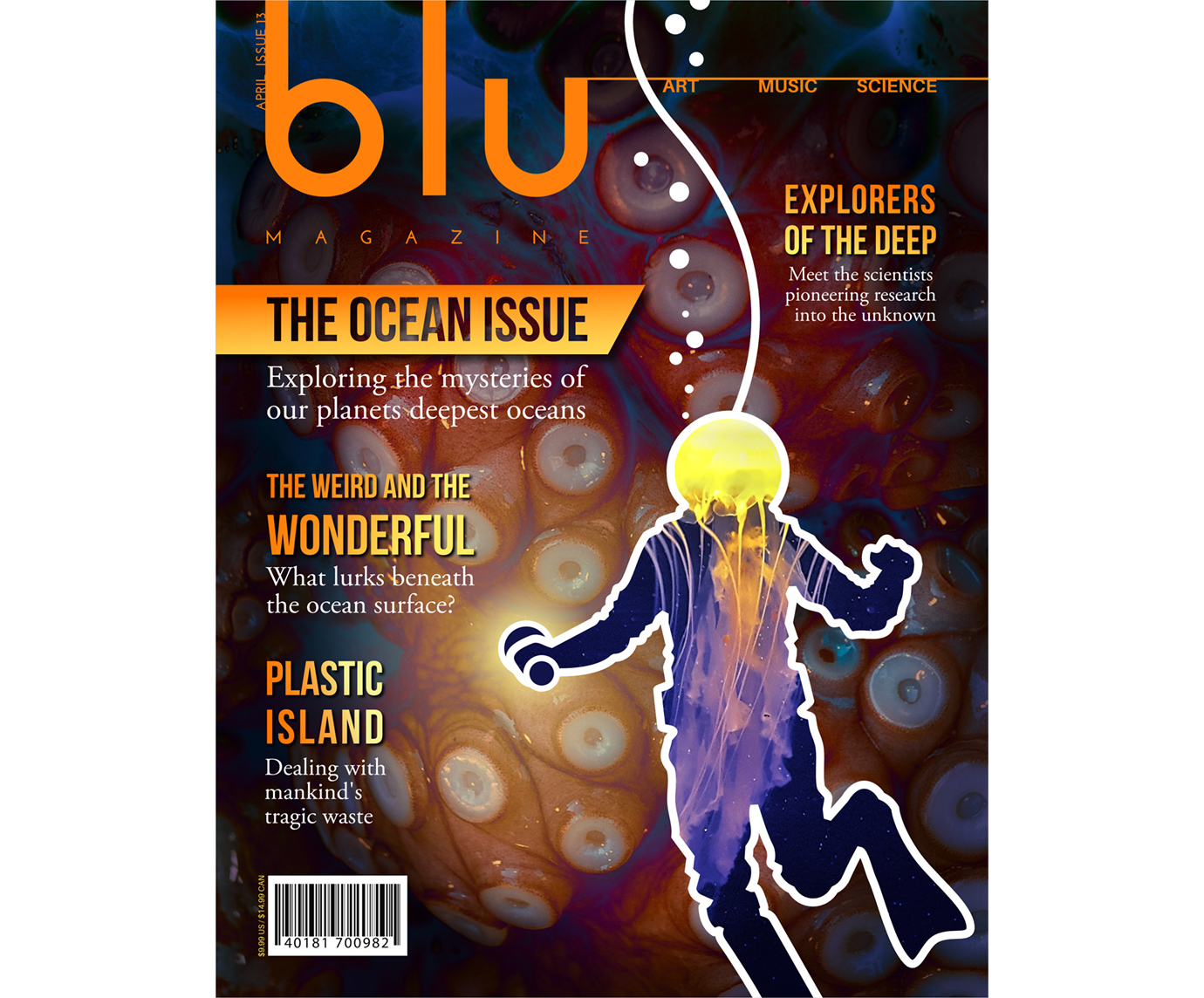 Blu Magazine Ocean Issue Cover