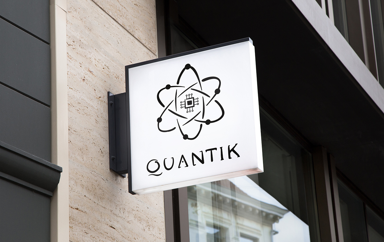 Quantik Sign Mockup